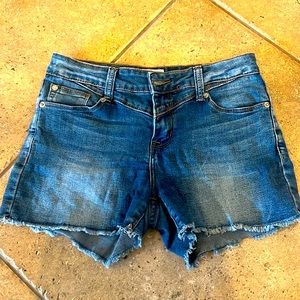 Hudson cut off denim jean shorts size 8 $15
